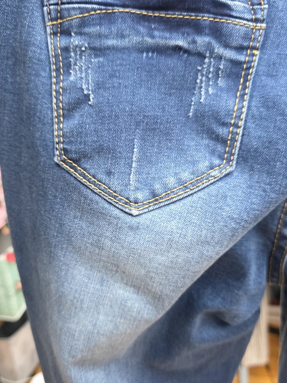 JZ Los Angelos Women's High-Rise Skinny Jeans in Medium Blue Sz 5 - Picture 7 of 8